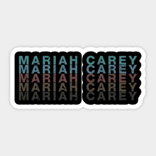 Mariah The Quotes Name Flowers Styles Christmas 70s 80s 90s Sticker